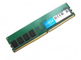 Crucial CT4G4DFS8266 4GB, PC4-21300, 2666MHz, 1Rx8 CL19, 1.2V, 288pin DIMM, Desktop DDR4 Memory - Discount Prices, Technical Specs and Reviews