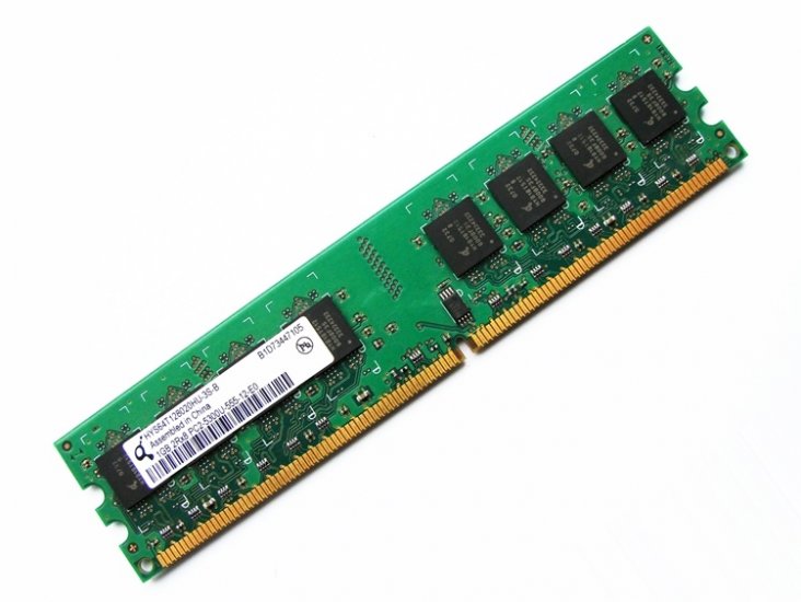 Qimonda HYS64T128020HU-3S-B PC2-5300U-555-12-E0 1GB 2Rx8 240-pin DIMM, Non-ECC DDR2 Desktop Memory - Discount Prices, Technical Specs and Reviews - Click Image to Close