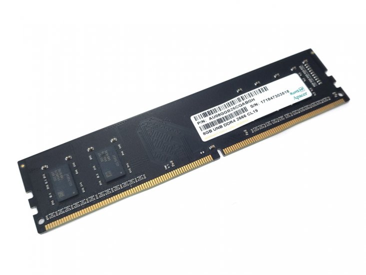 Apacer AU08GB26CQABGH 8GB, PC4-21300, 2666MHz, 1Rx8 CL19, 1.2V, 288pin DIMM, Desktop DDR4 Memory - Discount Prices, Technical Specs and Reviews - Click Image to Close