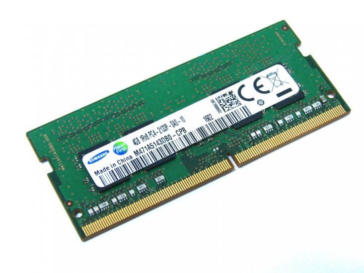 Samsung M471A5143DB0-CPB 4GB PC4-2133P-SA0-10 1Rx8 2133MHz PC4-17000 260pin Laptop / Notebook SODIMM CL15 1.2V Non-ECC DDR4 Memory - Discount Prices, Technical Specs and Reviews - Click Image to Close