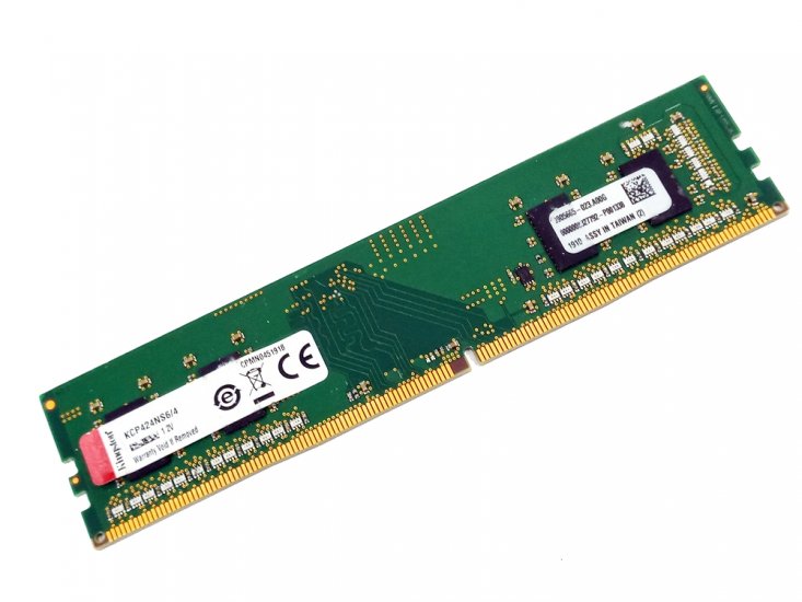 Kingston KCP424NS6/4 4GB PC4-19200, 2400MHz, 1Rx16 CL17, 1.2V, 288pin DIMM, Desktop DDR4 Memory - Discount Prices, Technical Specs and Reviews - Click Image to Close