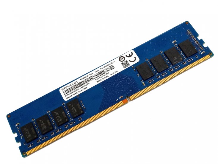 Ramaxel RMUA5110ME78HAF-2666 8GB PC4-2666V-UA2-11 PC4-21300, 2666MHz, 1Rx8 CL19, 1.2V, 288pin DIMM, Desktop DDR4 Memory - Discount Prices, Technical Specs and Reviews - Click Image to Close