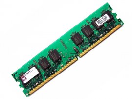 Kingston KVR400D2N3/512 512MB PC2-3200 400MHz 240-pin DIMM, Non-ECC DDR2 Desktop Memory - Discount Prices, Technical Specs and Reviews