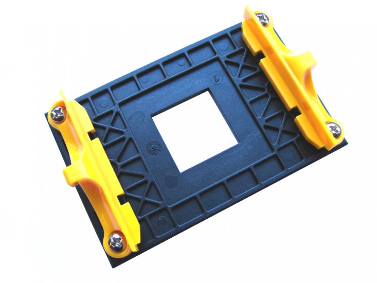 Electrobyt Black/Yellow Plastic CPU Bracket for AMD Socket AM4 Ryzen Motherboards (YBMF4) - Discount Prices, Technical Specs and Reviews - Click Image to Close