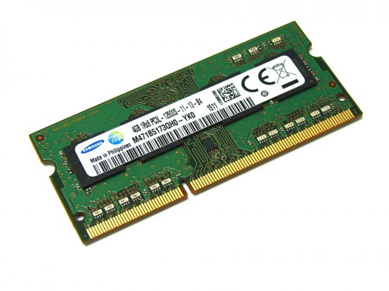 Samsung M471B5173QH0-YK0 4GB PC3L-12800S-11-13-B4 1Rx8 1600MHz 204pin Laptop / Notebook SODIMM CL11 1.35V Low Voltage 240pin DIMM Desktop Non-ECC DDR3 Memory - Discount Prices, Technical Specs and Reviews