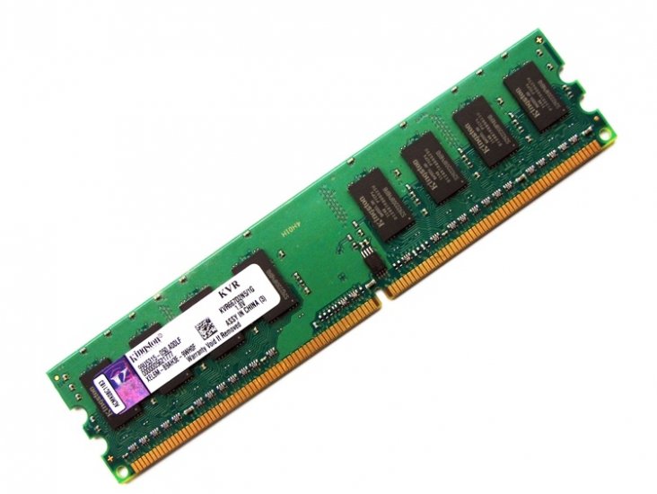 Kingston KVR667D2N5/1G 1GB 1Rx8 667MHz PC2-5300 240-pin DIMM, Non-ECC DDR2 Desktop Memory - Discount Prices, Technical Specs and Reviews - Click Image to Close