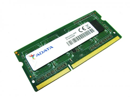 ADATA AD73I1B1674EU 2GB PC3-10600 1333MHz 204pin Laptop / Notebook SODIMM CL9 1.5V Non-ECC DDR3 Memory - Discount Prices, Technical Specs and Reviews