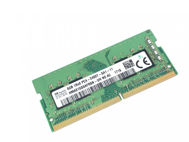 Hynix HMA81GS6AFR8N-UH 8GB PC4-2400T-SA1-11 1Rx8 2400MHz PC4-19200 260pin Laptop / Notebook SODIMM CL17 1.2V Non-ECC DDR4 Memory - Discount Prices, Technical Specs and Reviews - Click Image to Close