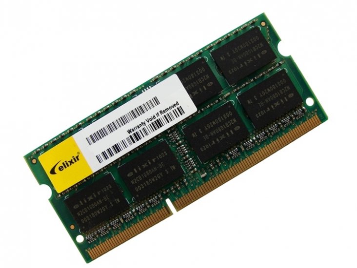 Elixir M2S8G64CB8HB5N-CG 8GB PC3-10600 1333MHz 204pin Laptop / Notebook SODIMM CL9 1.5V Non-ECC DDR3 Memory - Discount Prices, Technical Specs and Reviews - Click Image to Close