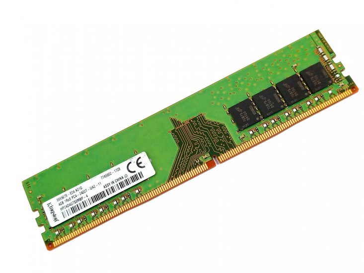 Kingston HP24D4U7S8MBP-4 4GB PC4-2400T-UA2-11 PC4-19200, 2400MHz, 1Rx8 CL17, 1.2V, 288pin DIMM, Desktop DDR4 Memory - Discount Prices, Technical Specs and Reviews - Click Image to Close