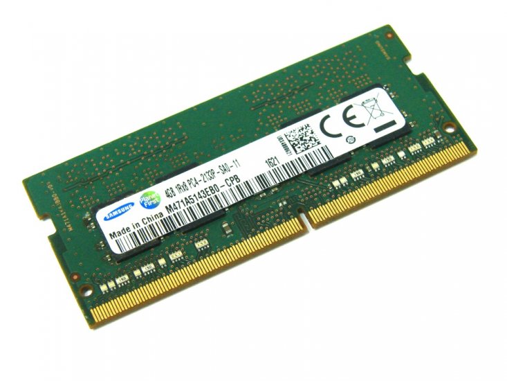 Samsung M471A5143EB0-CPB 4GB PC4-2133P-SA0-11 1Rx8 2133MHz PC4-17000 260pin Laptop / Notebook SODIMM CL15 1.2V Non-ECC DDR4 Memory - Discount Prices, Technical Specs and Reviews - Click Image to Close