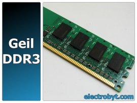 Geil GP32GB1333C9SC PC3-10660 / PC3-10666 1333MHz 2GB Pristine Series 240pin DIMM Desktop Non-ECC DDR3 Memory - Discount Prices, Technical Specs and Reviews