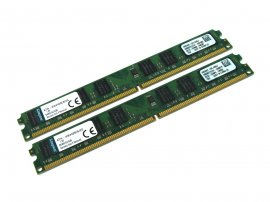 Kingston KTH-XW4400C6/2G 4GB (2 x 2GB Kit) 2Rx8 CL6 800MHz PC2-6400 Low Profile 240-pin DIMM, Non-ECC DDR2 Desktop Memory - Discount Prices, Technical Specs and Reviews