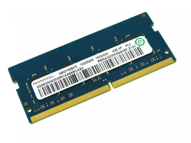 Ramaxel RMSA3230KE68H9F-2133 4GB 1Rx8 2133MHz PC4-17000 260pin Laptop / Notebook SODIMM CL15 1.2V Non-ECC DDR4 Memory - Discount Prices, Technical Specs and Reviews - Click Image to Close