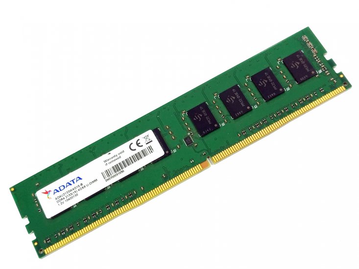 ADATA AD4U2133W4G15-B 4GB 1Rx8 PC4-17000, 2133MHz, CL15 1.2V 288-pin DIMM, Desktop DDR4 Memory - Discount Prices, Technical Specs and Reviews - Click Image to Close