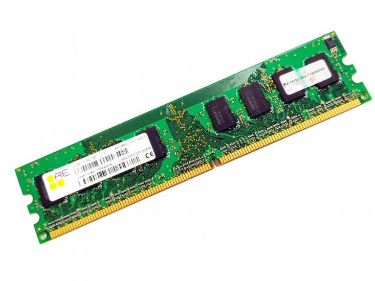 Aeneon AET860UD00-30D 2GB PC2-5300U-555 2Rx8 667MHz CL5 240-pin DIMM, Non-ECC DDR2 Desktop Memory - Discount Prices, Technical Specs and Reviews - Click Image to Close
