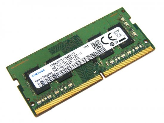 Samsung M471A5244CB0-CRC 4GB PC4-2400T-SC0-11 1Rx16 2400MHz PC4-19200 260pin Laptop / Notebook SODIMM CL17 1.2V Non-ECC DDR4 Memory - Discount Prices, Technical Specs and Reviews