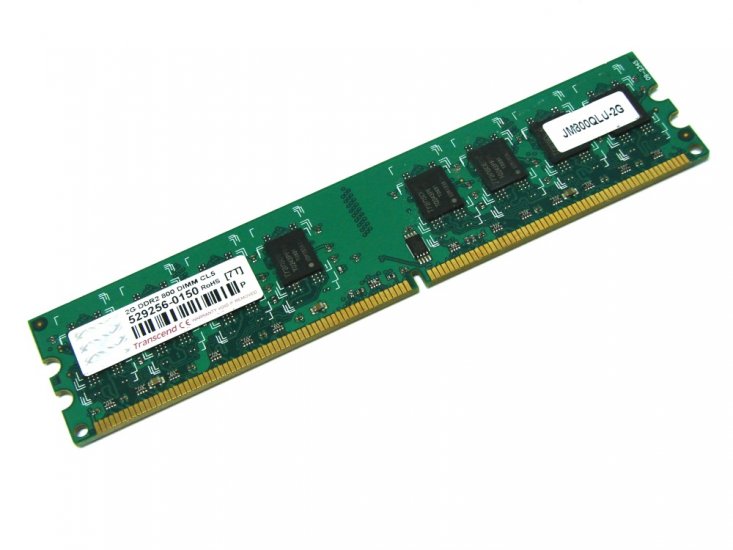 Transcend JM800QLU-2G 2GB 2Rx8 PC2-6400U 800MHz 240-pin DIMM, Non-ECC DDR2 Desktop Memory - Discount Prices, Technical Specs and Reviews - Click Image to Close