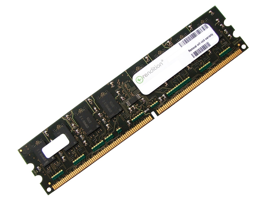 Rendition RM25664AA800 2GB 2Rx8 PC2-6400U 800MHz 240-pin DIMM, Non-ECC DDR2 Desktop Memory - Discount Prices, Technical Specs and Reviews