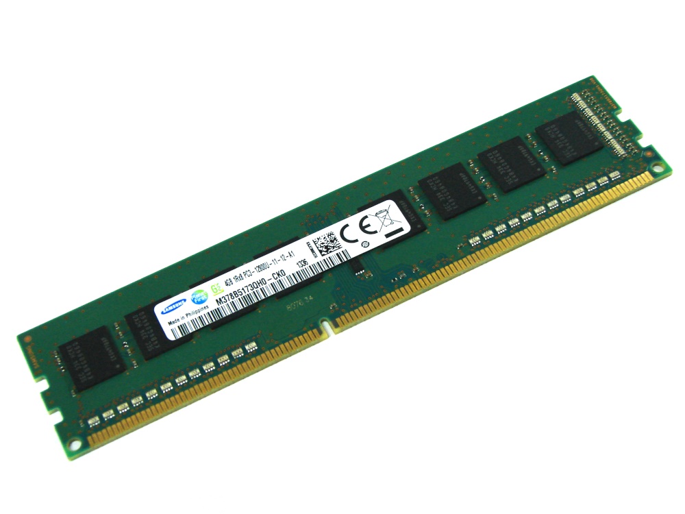 Samsung M378B5173QH0-CK0 4GB PC3-12800U-11-13-A1 1600MHz 1Rx8 240pin DIMM Desktop Non-ECC DDR3 Memory - Discount Prices, Technical Specs and Reviews