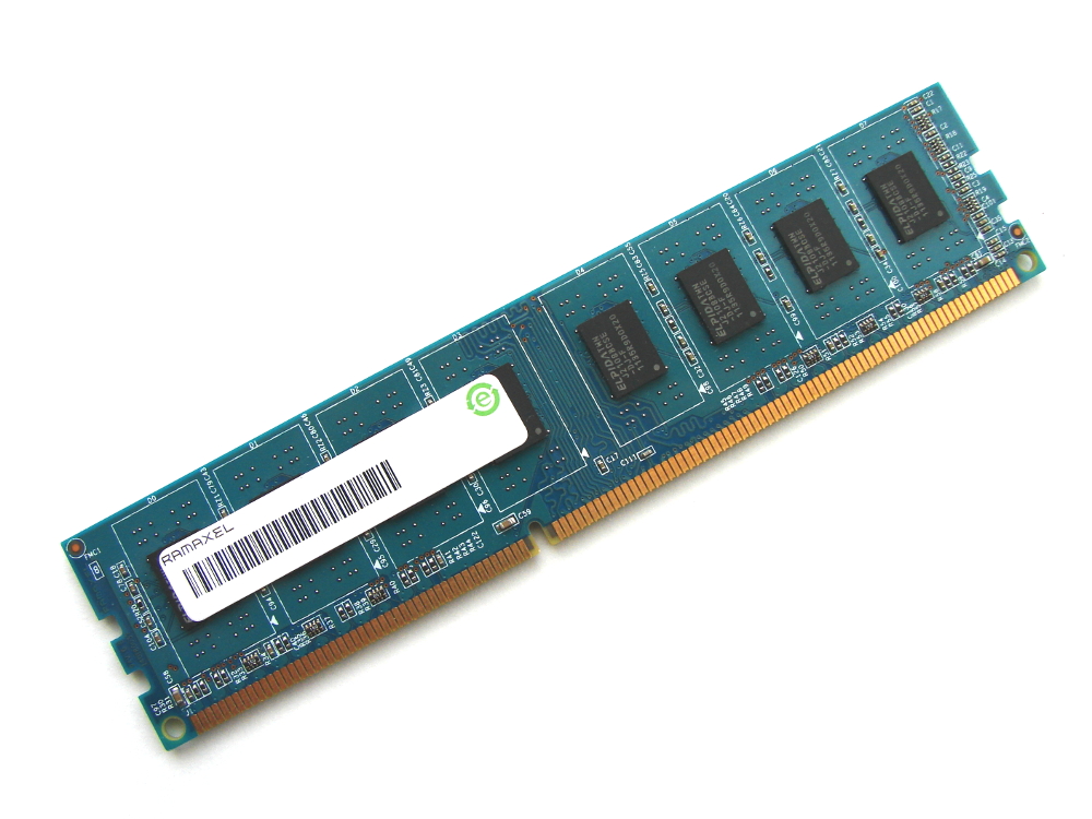 Ramaxel RAM 4GB 2RX8 DDR3 PC3-12800U 1600MHz DIMM Non-ECC Intel Desktop Memory &
