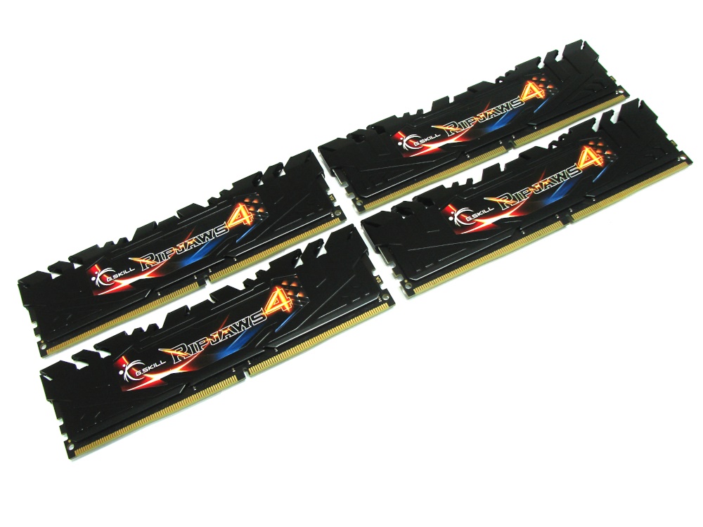 G.Skill F4-2400C15Q-32GRK 32GB (4 x 8GB Kit) Ripjaws 4 Black, PC4-19200, 2400MHz, XMP2.0, CL15, 1.2V, 288pin DIMM, Desktop / Gaming DDR4 Memory - Discount Prices, Technical Specs and Reviews