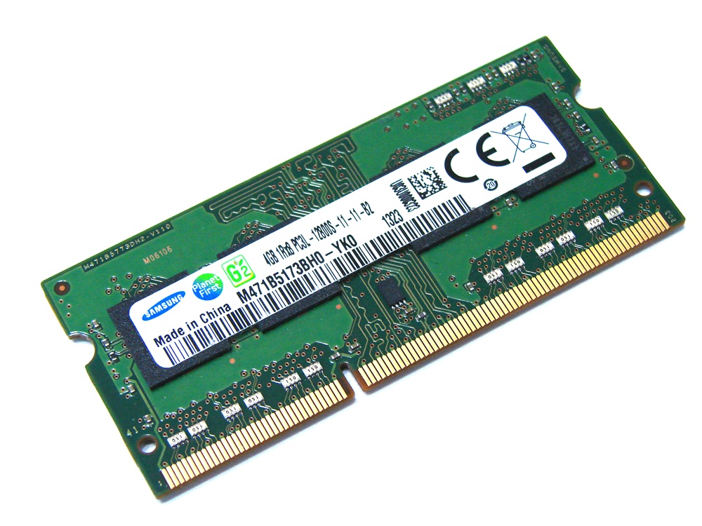 Samsung M471B5173BH0-YK0 4GB PC3L-12800S-11-11-B2 1Rx8 1600MHz 204pin Laptop / Notebook SODIMM CL11 1.35V Low Voltage 240pin DIMM Desktop Non-ECC DDR3 Memory - Discount Prices, Technical Specs and Reviews