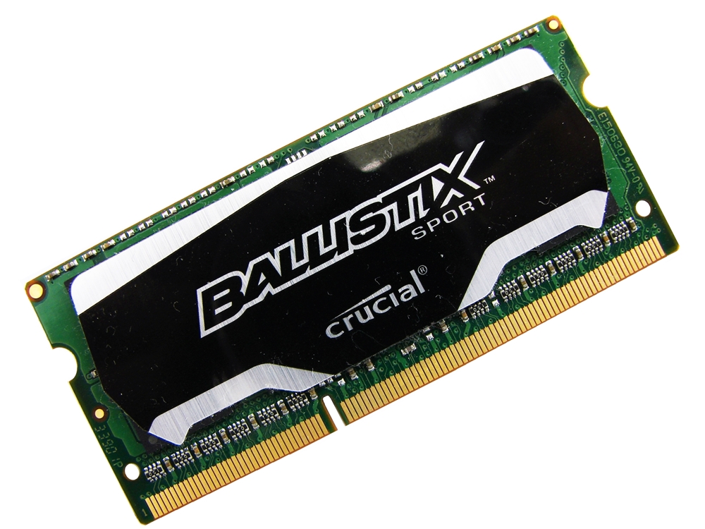Crucial BLS4G3N18AES4 4GB Ballistix Sport PC3-14900 1866MHz 204pin Laptop / Notebook SODIMM CL10 1.35V (Low Voltage) Non-ECC DDR3 Memory - Discount Prices, Technical Specs and Reviews