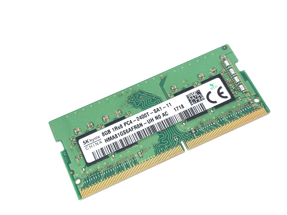 Hynix HMA81GS6AFR8N-UH 8GB PC4-2400T-SA1-11 1Rx8 2400MHz PC4-19200 260pin Laptop / Notebook SODIMM CL17 1.2V Non-ECC DDR4 Memory - Discount Prices, Technical Specs and Reviews