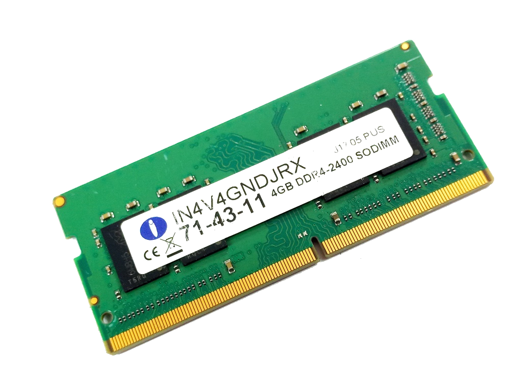 Integral IN4V4GNDJRX 4GB 1Rx8 2400MHz PC4-19200 260pin Laptop / Notebook SODIMM CL17 1.2V Non-ECC DDR4 Memory - Discount Prices, Technical Specs and Reviews