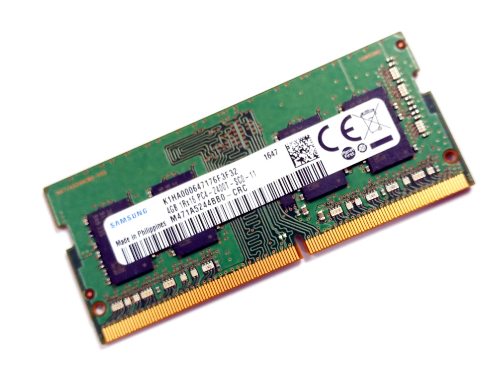 Samsung M471A5244BB0-CRC 4GB PC4-2400T-SC0-11 1Rx16 2400MHz PC4-19200 260pin Laptop / Notebook SODIMM CL17 1.2V Non-ECC DDR4 Memory - Discount Prices, Technical Specs and Reviews