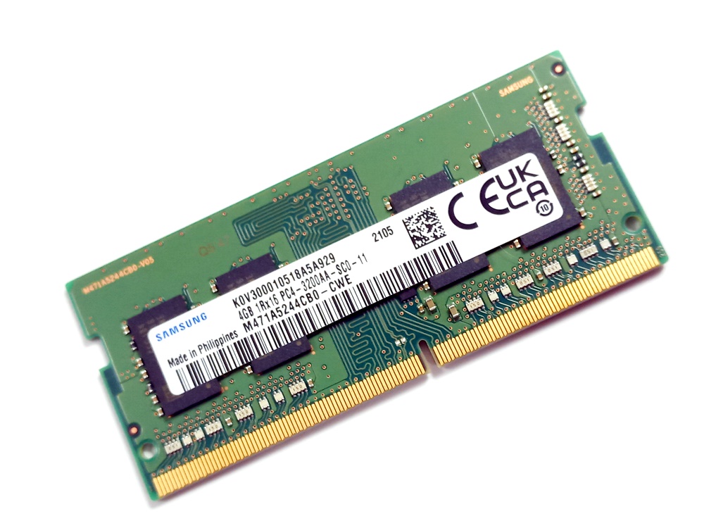 Samsung M471A5244CB0-CWE 4GB PC4-3200AA-SC0-11 1Rx16 3200MHz PC4-25600 260pin Laptop / Notebook SODIMM CL22 1.2V Non-ECC DDR4 Memory - Discount Prices, Technical Specs and Reviews