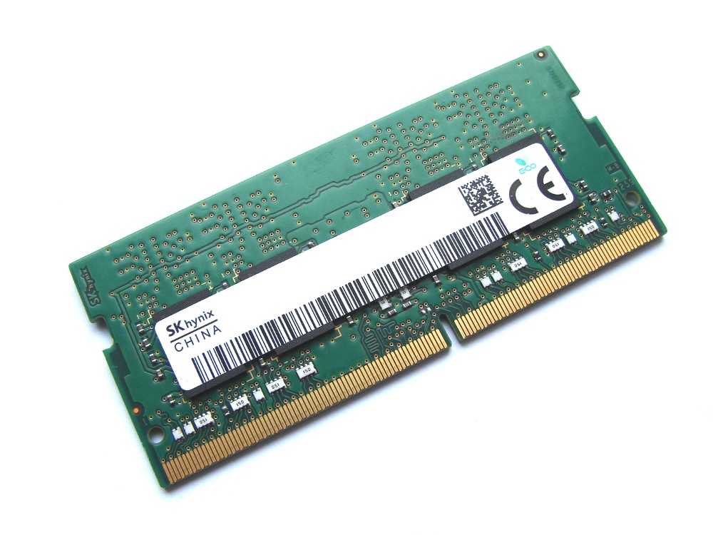 Hynix HMA851S6JJR6N-VK 4GB PC4-2666V-SC0-11 1Rx16 2666MHz PC4-21300 260pin Laptop / Notebook SODIMM CL19 1.2V Non-ECC DDR4 Memory - Discount Prices, Technical Specs and Reviews (Green)
