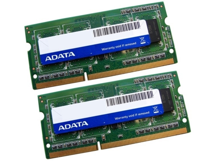 ADATA AD3S1333C4G9-2 8GB (2 x 4GB Kit) PC3-10600 1333MHz 204pin Laptop / Notebook SODIMM CL9 1.5V Non-ECC DDR3 Memory - Discount Prices, Technical Specs and Reviews