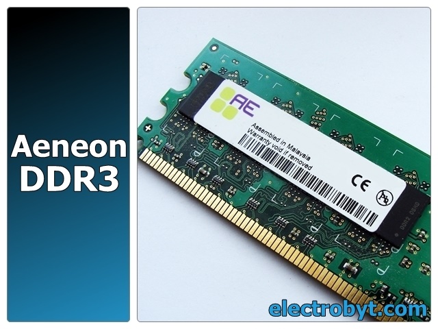 Aeneon AEH760UD00-13H 1GB CL9 PC3-10600 1333MHz 240pin DIMM Desktop Non-ECC DDR3 Memory - Discount Prices, Technical Specs and Reviews