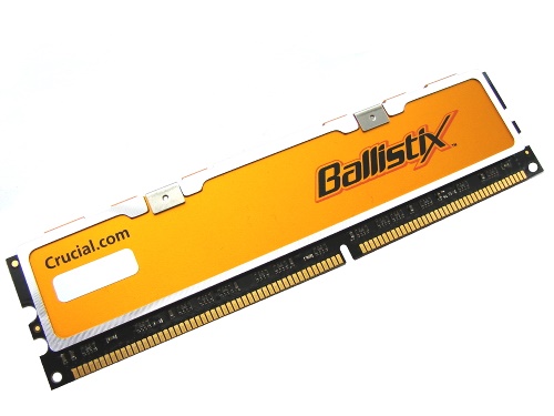 Crucial Ballistix BL12864Z503 1GB PC4000 500MHz Desktop DDR Memory - Discount Prices, Technical Specs and Reviews
