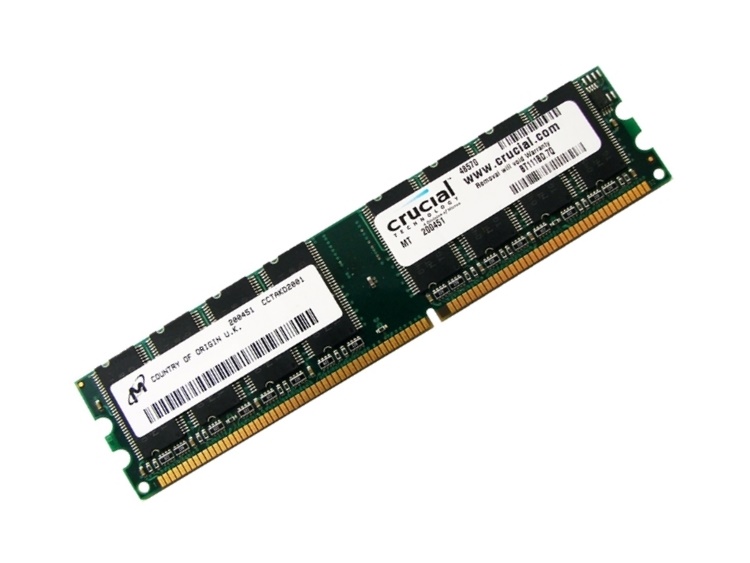 Crucial CT1664Z40B PC3200U-30331 128MB PC3200 DDR Memory - Discount Prices, Technical Specs and Reviews