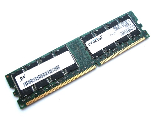 Crucial CT6464Z40B.8TDY 512MB 1Rx8 PC3200U-30331-A1 400MHz CL3 DDR Memory - Discount Prices, Technical Specs and Reviews
