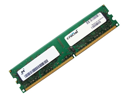 Crucial CT12864AA667 PC2-5300U-555 1GB 2Rx8 240-pin DIMM, Non-ECC DDR2 Desktop Memory - Discount Prices, Technical Specs and Reviews