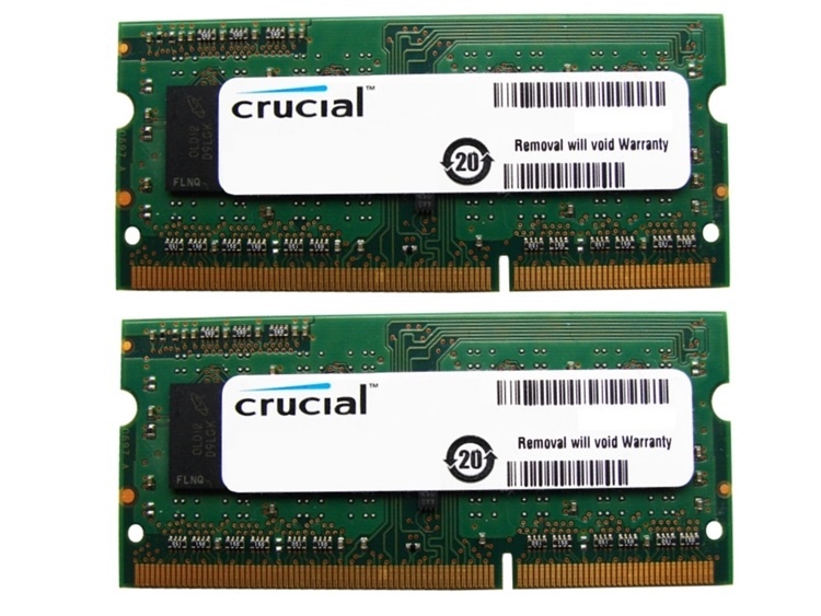 Crucial CT2K2G3S1067M 4GB (2 x 2GB Kit) PC3-8500 1066MHz 204pin Laptop / Notebook SODIMM CL7 1.5V Non-ECC DDR3 Memory - Discount Prices, Technical Specs and Reviews