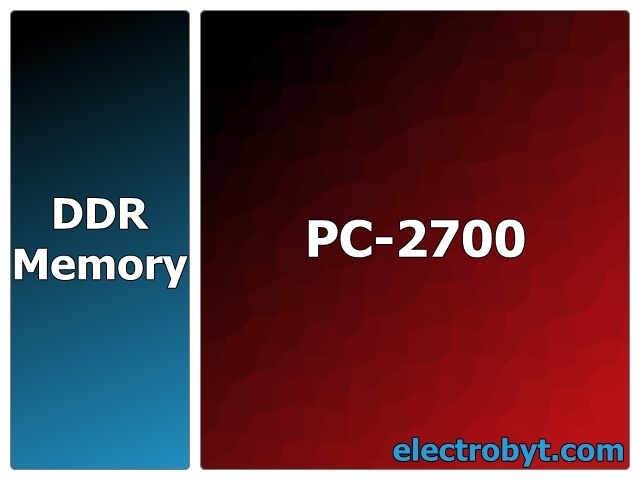 PC-2700, 333MHz