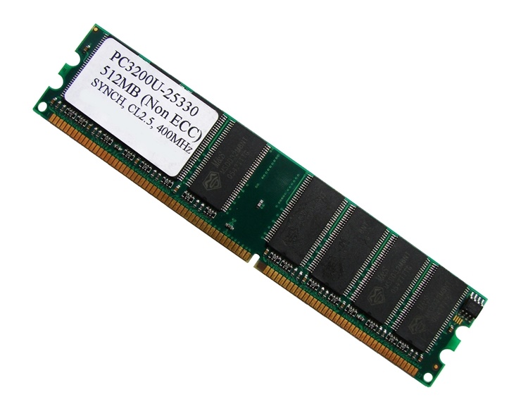 electrobyt PC3200U-25330 512MB 2Rx8 CL2.5" PC3200 400MHz DDR Memory - Discount Prices, Technical Specs and Reviews