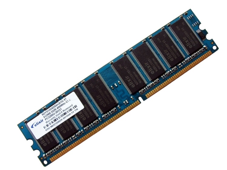 Elixir M2Y51264DS8HB1G-5T PC3200U-30331 512MB 2Rx8 PC3200 DDR Memory - Discount Prices, Technical Specs and Reviews