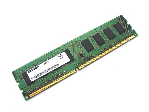 Elpida EBJ11UD8BAFA 1GB PC3-8500 1066MHz 240pin DIMM Desktop Non-ECC DDR3 Memory - Discount Prices, Technical Specs and Reviews