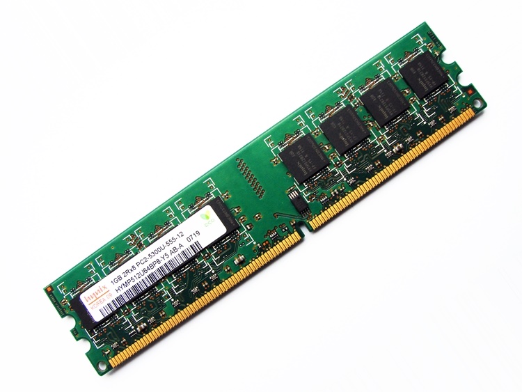 Hynix HYMP512U64BP8-Y5 PC2-5300U-555-12 1GB 2Rx8 240-pin DIMM, Non-ECC DDR2 Desktop Memory - Discount Prices, Technical Specs and Reviews