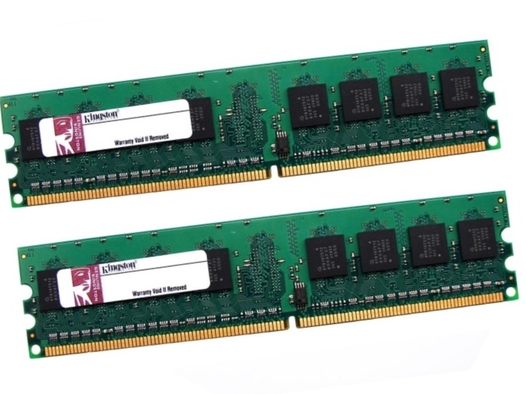 Kingston KVR667D2N5K2/2G 2GB (2 x 1GB Kit) CL5 667MHz PC2-5300 240-pin DIMM, Non-ECC DDR2 Desktop Memory - Discount Prices, Technical Specs and Reviews