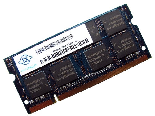 Nanya NT1GT64U8HB0BN-3C 1GB 2Rx8 PC2-5300S-555 667MHz 200pin Laptop / Notebook Non-ECC SODIMM CL5 1.8V DDR2 Memory - Discount Prices, Technical Specs and Reviews