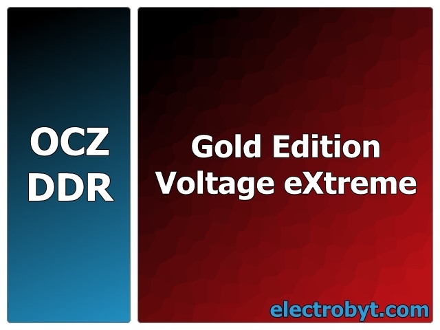 OCZ OCZ4001024ELDCGEVX-K 400MHz 1GB (2 x 512MB Kit) Gold Series Voltage eXtreme PC3200 DDR Memory - Discount Prices, Technical Specs and Reviews
