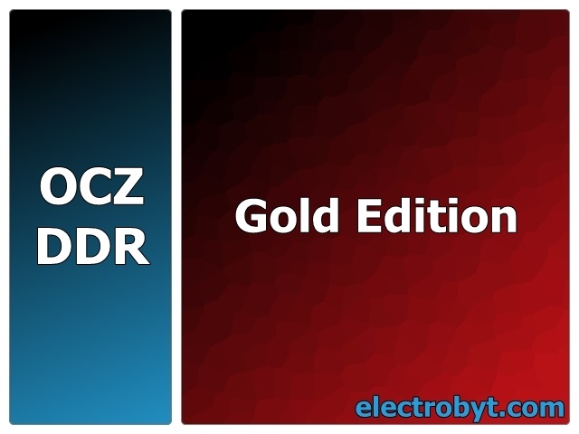 OCZ OCZ500512ELDCGE-K 500MHz 512MB (2 x 256MB Kit) Gold Series PC4000 DDR Memory - Discount Prices, Technical Specs and Reviews