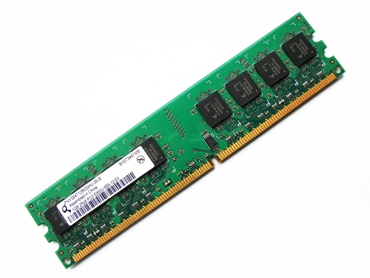 Qimonda HYS64T128020HU-3S-B PC2-5300U-555-12-E0 1GB 2Rx8 240-pin DIMM, Non-ECC DDR2 Desktop Memory - Discount Prices, Technical Specs and Reviews
